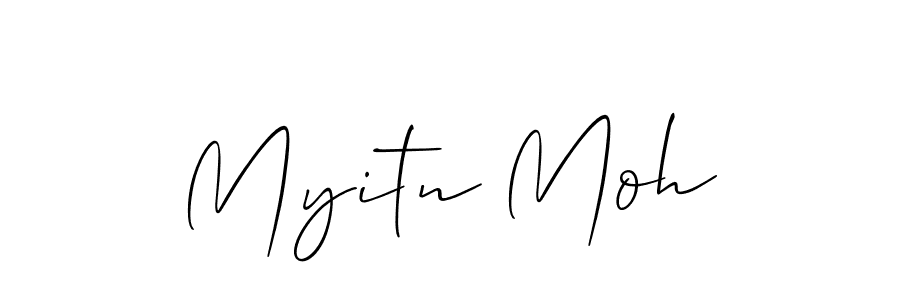 How to make Myitn Moh signature? Allison_Script is a professional autograph style. Create handwritten signature for Myitn Moh name. Myitn Moh signature style 2 images and pictures png