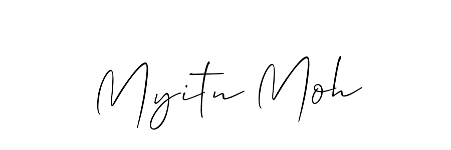 How to make Myitn Moh signature? Allison_Script is a professional autograph style. Create handwritten signature for Myitn Moh name. Myitn Moh signature style 2 images and pictures png