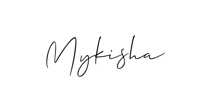 You should practise on your own different ways (Allison_Script) to write your name (Mykisha) in signature. don't let someone else do it for you. Mykisha signature style 2 images and pictures png