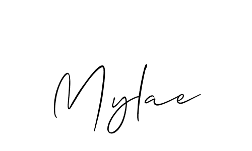 Mylae stylish signature style. Best Handwritten Sign (Allison_Script) for my name. Handwritten Signature Collection Ideas for my name Mylae. Mylae signature style 2 images and pictures png