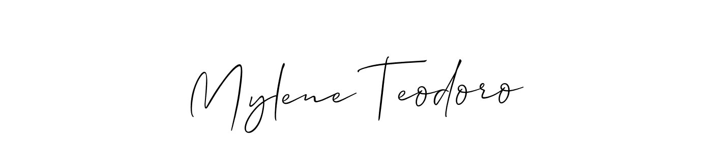 Once you've used our free online signature maker to create your best signature Allison_Script style, it's time to enjoy all of the benefits that Mylene Teodoro name signing documents. Mylene Teodoro signature style 2 images and pictures png