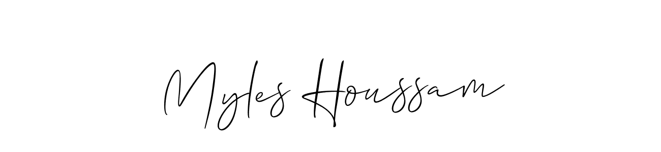 Best and Professional Signature Style for Myles Houssam. Allison_Script Best Signature Style Collection. Myles Houssam signature style 2 images and pictures png