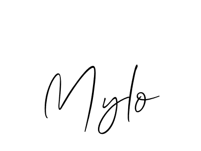 How to Draw Mylo signature style? Allison_Script is a latest design signature styles for name Mylo. Mylo signature style 2 images and pictures png