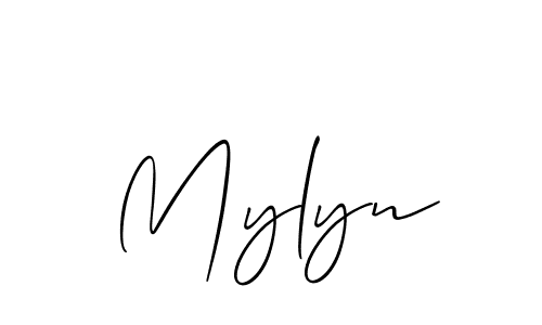 Use a signature maker to create a handwritten signature online. With this signature software, you can design (Allison_Script) your own signature for name Mylyn. Mylyn signature style 2 images and pictures png