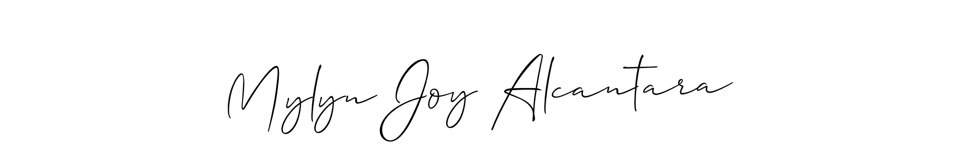 Mylyn Joy Alcantara stylish signature style. Best Handwritten Sign (Allison_Script) for my name. Handwritten Signature Collection Ideas for my name Mylyn Joy Alcantara. Mylyn Joy Alcantara signature style 2 images and pictures png