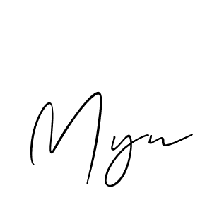Best and Professional Signature Style for Myn. Allison_Script Best Signature Style Collection. Myn signature style 2 images and pictures png