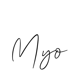 The best way (Allison_Script) to make a short signature is to pick only two or three words in your name. The name Myo include a total of six letters. For converting this name. Myo signature style 2 images and pictures png