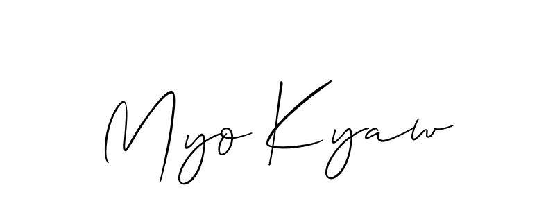 Once you've used our free online signature maker to create your best signature Allison_Script style, it's time to enjoy all of the benefits that Myo Kyaw name signing documents. Myo Kyaw signature style 2 images and pictures png