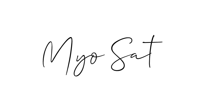 See photos of Myo Sat official signature by Spectra . Check more albums & portfolios. Read reviews & check more about Allison_Script font. Myo Sat signature style 2 images and pictures png