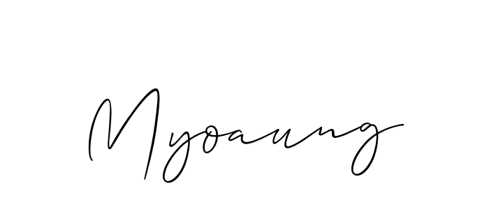 Make a beautiful signature design for name Myoaung. Use this online signature maker to create a handwritten signature for free. Myoaung signature style 2 images and pictures png