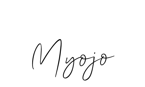 if you are searching for the best signature style for your name Myojo. so please give up your signature search. here we have designed multiple signature styles  using Allison_Script. Myojo signature style 2 images and pictures png