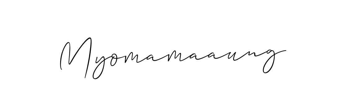 This is the best signature style for the Myomamaaung name. Also you like these signature font (Allison_Script). Mix name signature. Myomamaaung signature style 2 images and pictures png