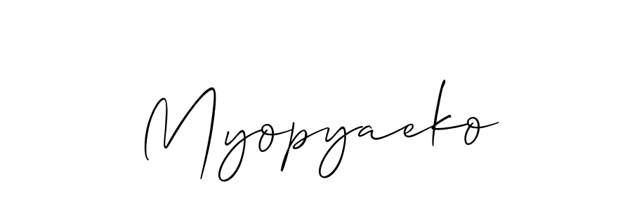 You can use this online signature creator to create a handwritten signature for the name Myopyaeko. This is the best online autograph maker. Myopyaeko signature style 2 images and pictures png