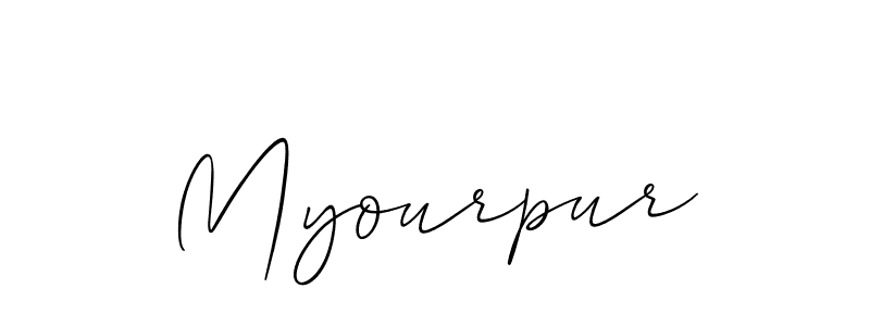 Make a beautiful signature design for name Myourpur. With this signature (Allison_Script) style, you can create a handwritten signature for free. Myourpur signature style 2 images and pictures png