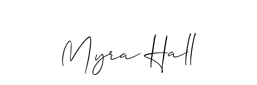 Make a beautiful signature design for name Myra Hall. Use this online signature maker to create a handwritten signature for free. Myra Hall signature style 2 images and pictures png