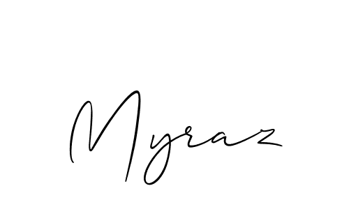 Similarly Allison_Script is the best handwritten signature design. Signature creator online .You can use it as an online autograph creator for name Myraz. Myraz signature style 2 images and pictures png