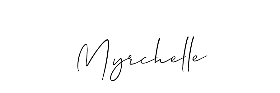 How to Draw Myrchelle signature style? Allison_Script is a latest design signature styles for name Myrchelle. Myrchelle signature style 2 images and pictures png