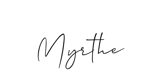 Make a beautiful signature design for name Myrthe. Use this online signature maker to create a handwritten signature for free. Myrthe signature style 2 images and pictures png