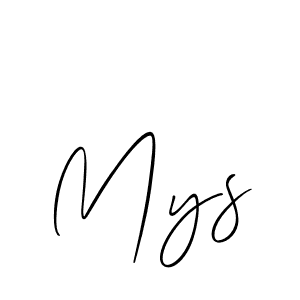 Also we have Mys name is the best signature style. Create professional handwritten signature collection using Allison_Script autograph style. Mys signature style 2 images and pictures png