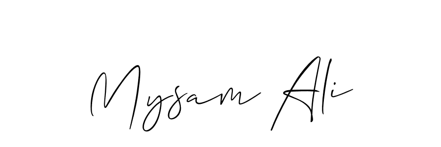 This is the best signature style for the Mysam Ali name. Also you like these signature font (Allison_Script). Mix name signature. Mysam Ali signature style 2 images and pictures png