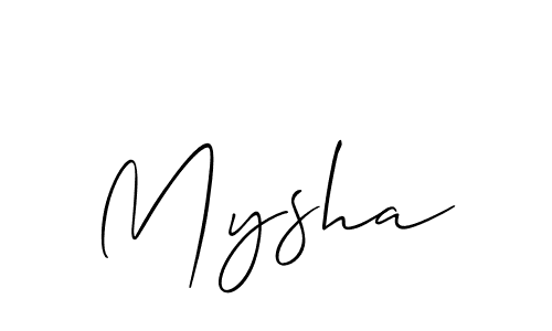 Also You can easily find your signature by using the search form. We will create Mysha name handwritten signature images for you free of cost using Allison_Script sign style. Mysha signature style 2 images and pictures png