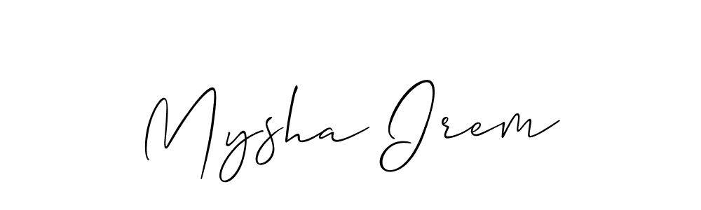 See photos of Mysha Irem official signature by Spectra . Check more albums & portfolios. Read reviews & check more about Allison_Script font. Mysha Irem signature style 2 images and pictures png