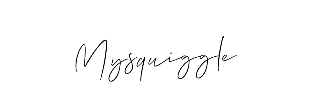 It looks lik you need a new signature style for name Mysquiggle. Design unique handwritten (Allison_Script) signature with our free signature maker in just a few clicks. Mysquiggle signature style 2 images and pictures png