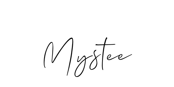 How to Draw Mystee signature style? Allison_Script is a latest design signature styles for name Mystee. Mystee signature style 2 images and pictures png