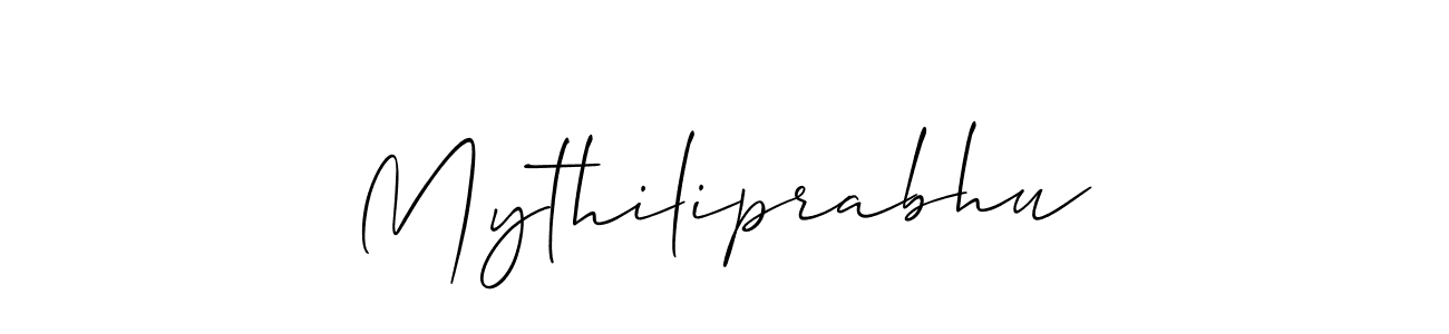 Make a beautiful signature design for name Mythiliprabhu. Use this online signature maker to create a handwritten signature for free. Mythiliprabhu signature style 2 images and pictures png