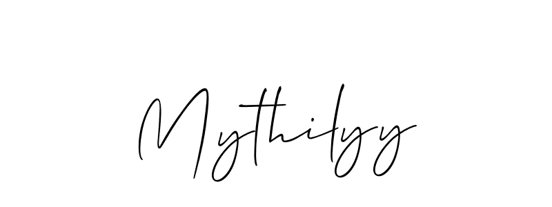 How to Draw Mythilyy signature style? Allison_Script is a latest design signature styles for name Mythilyy. Mythilyy signature style 2 images and pictures png