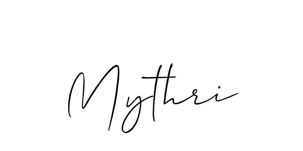 Design your own signature with our free online signature maker. With this signature software, you can create a handwritten (Allison_Script) signature for name Mythri. Mythri signature style 2 images and pictures png