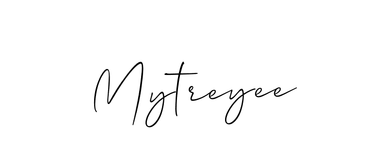 You should practise on your own different ways (Allison_Script) to write your name (Mytreyee) in signature. don't let someone else do it for you. Mytreyee signature style 2 images and pictures png