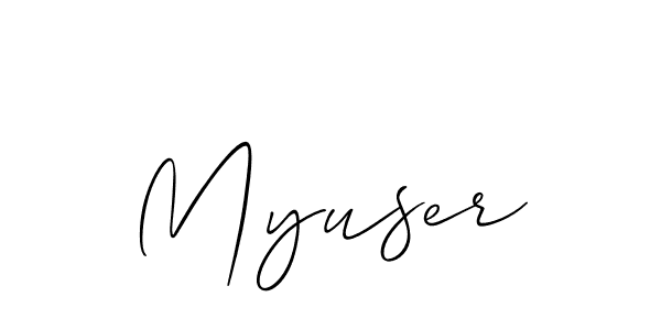 Make a beautiful signature design for name Myuser. With this signature (Allison_Script) style, you can create a handwritten signature for free. Myuser signature style 2 images and pictures png