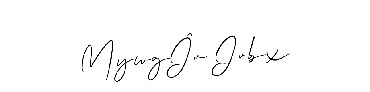 Once you've used our free online signature maker to create your best signature Allison_Script style, it's time to enjoy all of the benefits that MywgÎv Ivbx name signing documents. MywgÎv Ivbx signature style 2 images and pictures png