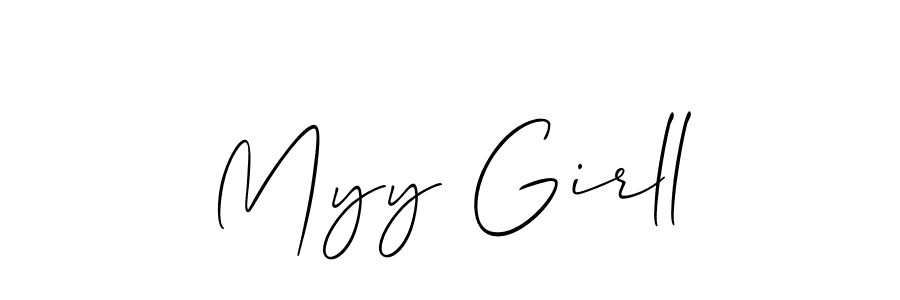 Make a beautiful signature design for name Myy Girll. Use this online signature maker to create a handwritten signature for free. Myy Girll signature style 2 images and pictures png