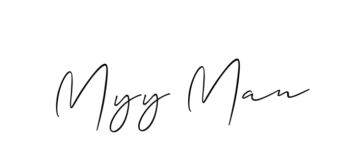 Myy Man stylish signature style. Best Handwritten Sign (Allison_Script) for my name. Handwritten Signature Collection Ideas for my name Myy Man. Myy Man signature style 2 images and pictures png