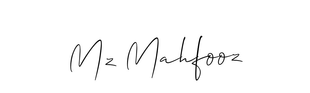 You can use this online signature creator to create a handwritten signature for the name Mz Mahfooz. This is the best online autograph maker. Mz Mahfooz signature style 2 images and pictures png