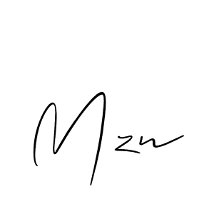 if you are searching for the best signature style for your name Mzn. so please give up your signature search. here we have designed multiple signature styles  using Allison_Script. Mzn signature style 2 images and pictures png