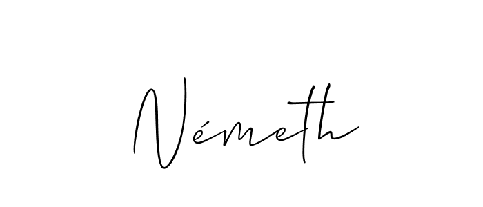 See photos of Németh official signature by Spectra . Check more albums & portfolios. Read reviews & check more about Allison_Script font. Németh signature style 2 images and pictures png