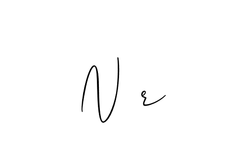 N❤r stylish signature style. Best Handwritten Sign (Allison_Script) for my name. Handwritten Signature Collection Ideas for my name N❤r. N❤r signature style 2 images and pictures png