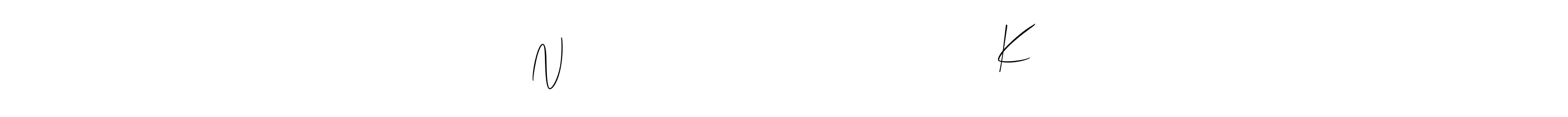 Design your own signature with our free online signature maker. With this signature software, you can create a handwritten (Allison_Script) signature for name N                                      K. N                                      K signature style 2 images and pictures png