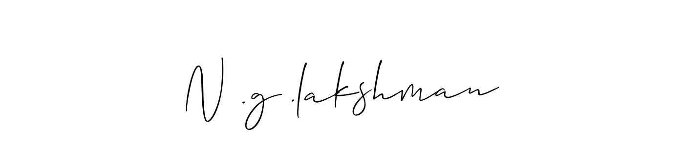 You should practise on your own different ways (Allison_Script) to write your name (N .g .lakshman) in signature. don't let someone else do it for you. N .g .lakshman signature style 2 images and pictures png