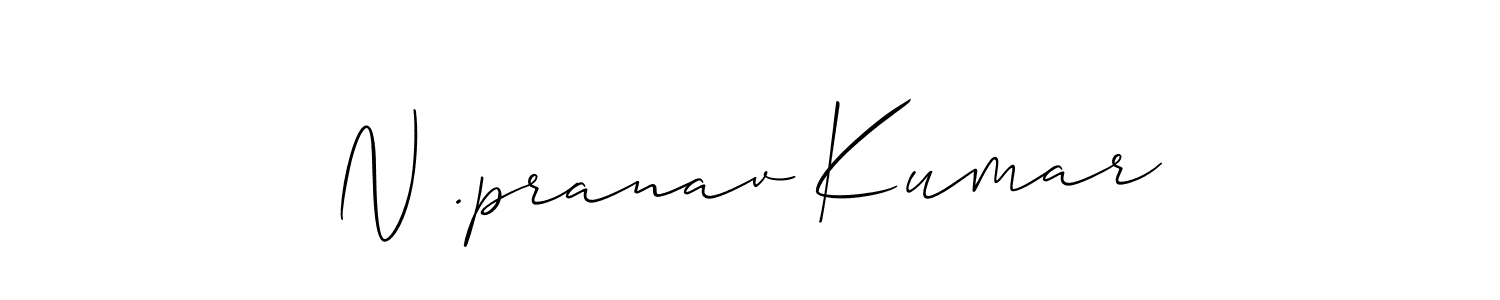 Make a short N .pranav Kumar signature style. Manage your documents anywhere anytime using Allison_Script. Create and add eSignatures, submit forms, share and send files easily. N .pranav Kumar signature style 2 images and pictures png