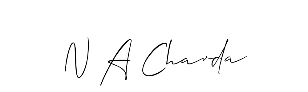 Here are the top 10 professional signature styles for the name N A Chavda. These are the best autograph styles you can use for your name. N A Chavda signature style 2 images and pictures png