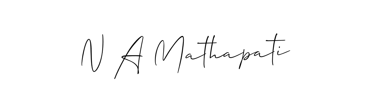 Once you've used our free online signature maker to create your best signature Allison_Script style, it's time to enjoy all of the benefits that N A Mathapati name signing documents. N A Mathapati signature style 2 images and pictures png