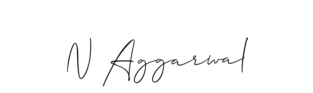 Here are the top 10 professional signature styles for the name N Aggarwal. These are the best autograph styles you can use for your name. N Aggarwal signature style 2 images and pictures png