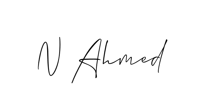 Once you've used our free online signature maker to create your best signature Allison_Script style, it's time to enjoy all of the benefits that N Ahmed name signing documents. N Ahmed signature style 2 images and pictures png