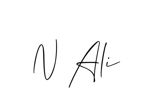 Also You can easily find your signature by using the search form. We will create N Ali name handwritten signature images for you free of cost using Allison_Script sign style. N Ali signature style 2 images and pictures png