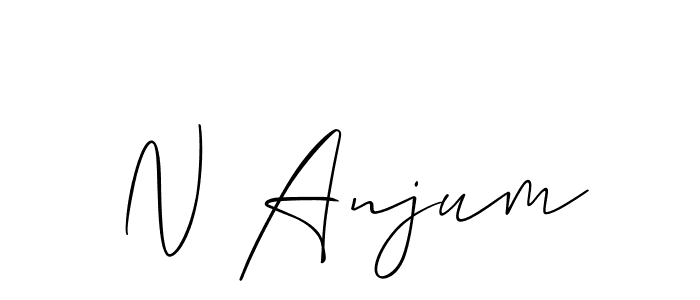 See photos of N Anjum official signature by Spectra . Check more albums & portfolios. Read reviews & check more about Allison_Script font. N Anjum signature style 2 images and pictures png