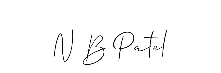 Once you've used our free online signature maker to create your best signature Allison_Script style, it's time to enjoy all of the benefits that N B Patel name signing documents. N B Patel signature style 2 images and pictures png